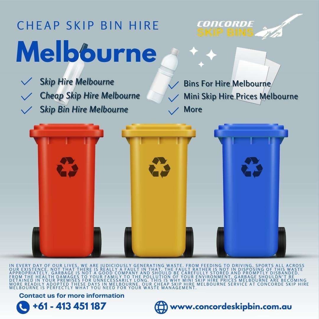 Concorde Skip Bin Cheap Skip Bins Hire Melbourne GeeeWizzz